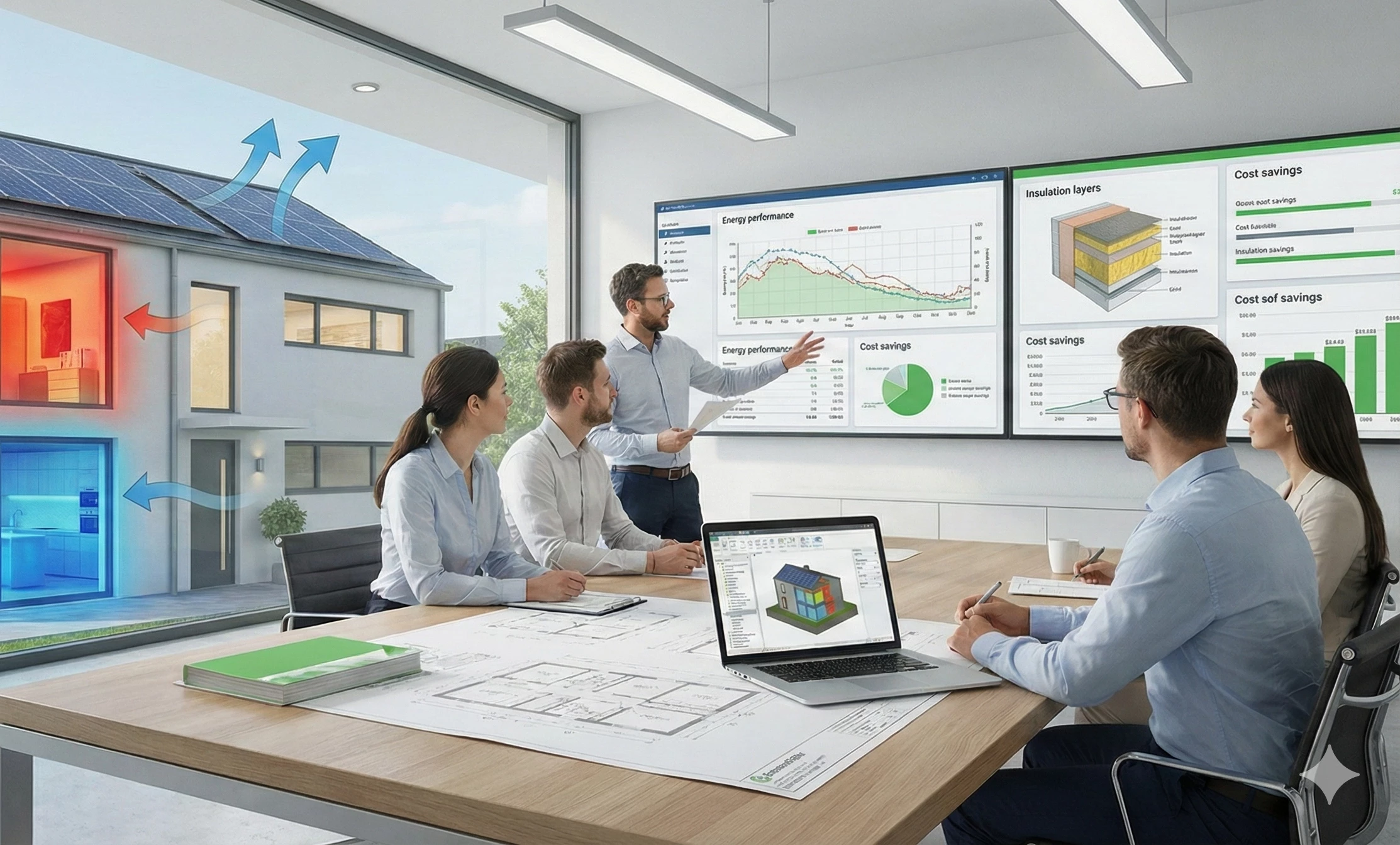 Heat balance analysis diagram